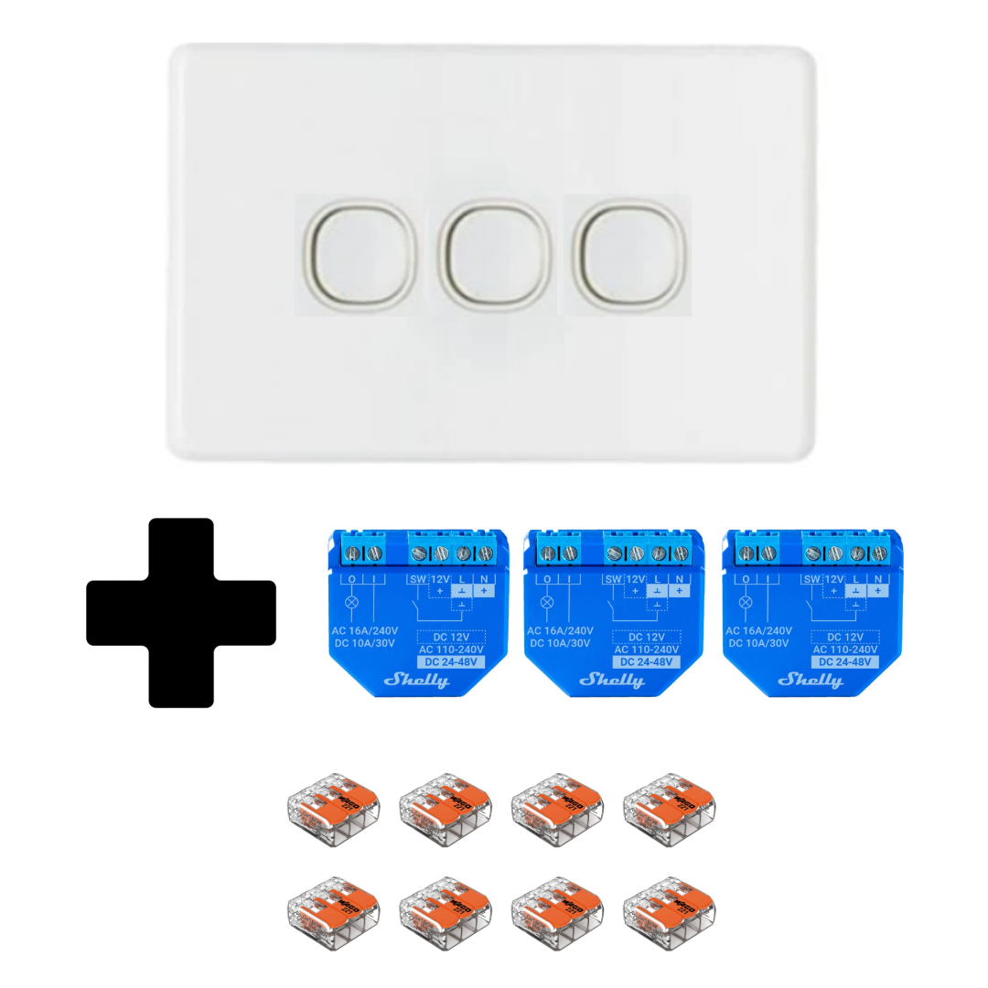 Shelly 1 Plus Relay Kit (Clipsal) Shelly 1 Plus Relay Kit (Clipsal)